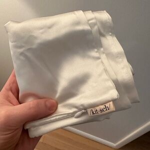 Kitsch Cream Satin Pillowcase